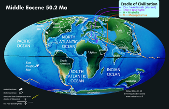 Continents 50 Ma